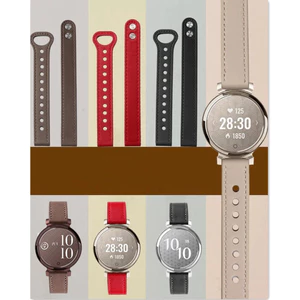 Dây đeo đồng hồ 14mm cho đồng hồ đeo tay thông minh thể thao Garmin Lily 2 Nút đôi da cá nhân hóa