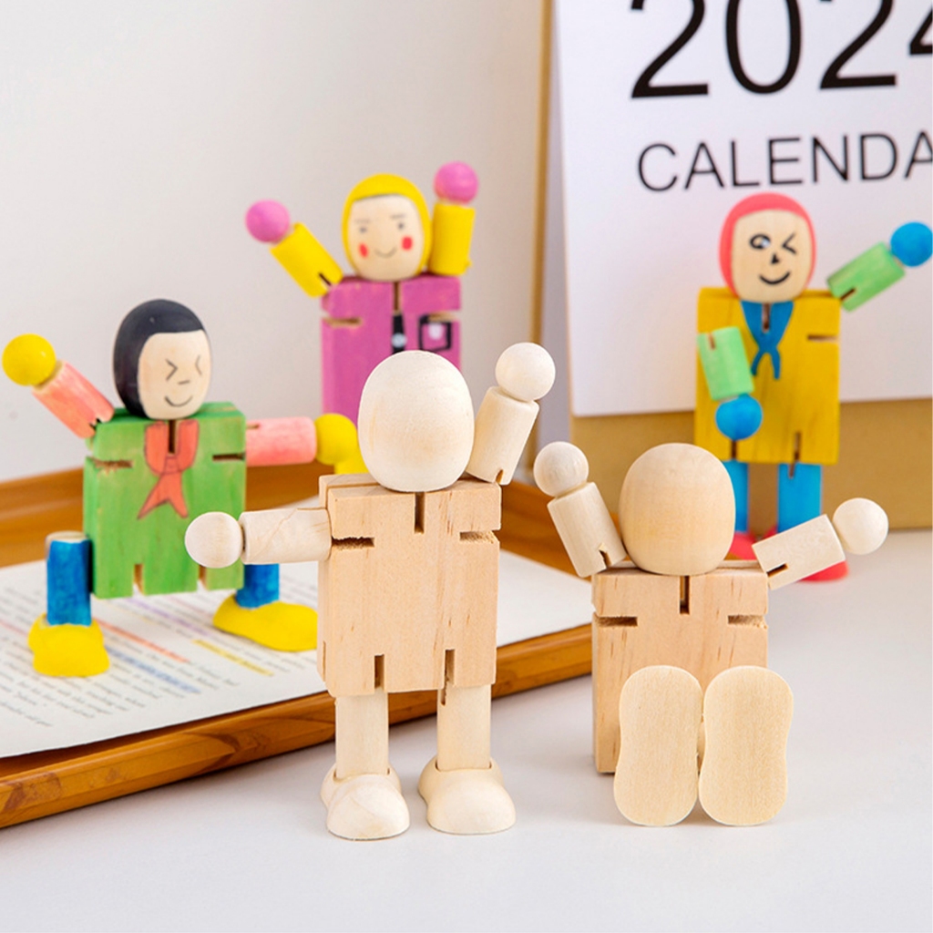 Con Rối Gỗ Hình Người embryo Màu Trắng diy sg006 | Shopee Việt Nam
