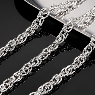Thép không gỉ dệt đôi O-chain DIY Trang sức Vòng cổ Vòng tay Phụ kiện