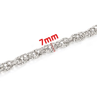 Thép không gỉ dệt đôi O-chain DIY Trang sức Vòng cổ Vòng tay Phụ kiện