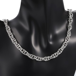Thép không gỉ dệt đôi O-chain DIY Trang sức Vòng cổ Vòng tay Phụ kiện