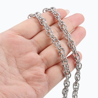 Thép không gỉ dệt đôi O-chain DIY Trang sức Vòng cổ Vòng tay Phụ kiện