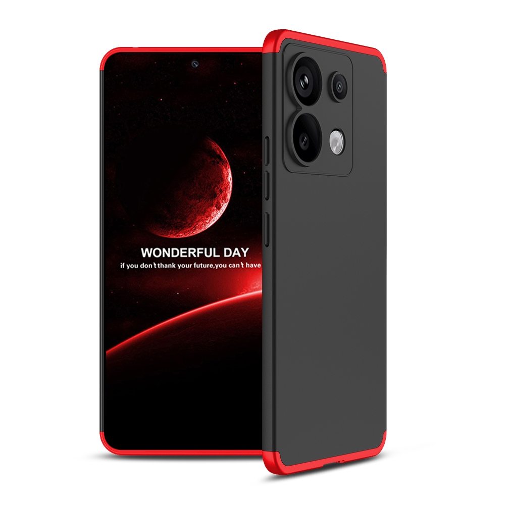 GKK 3 trong 1 360° Ốp Lưng Cứng Cho Xiaomi Redmi Note13 Note 13 Pro 5G Bảo Vệ Toàn Diện Slim PC Matte Vỏ Điện Thoại