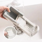 Món quà nấu ăn hoàn hảo: Máy cắt rau củ đa năng và máy cắt rau Mandoline - Dễ dàng làm sạch, Máy cắt trái cây bằng nhựa đa năng với các tùy chọn nhiều ngăn để cắt lát chính xác! — ảnh 6