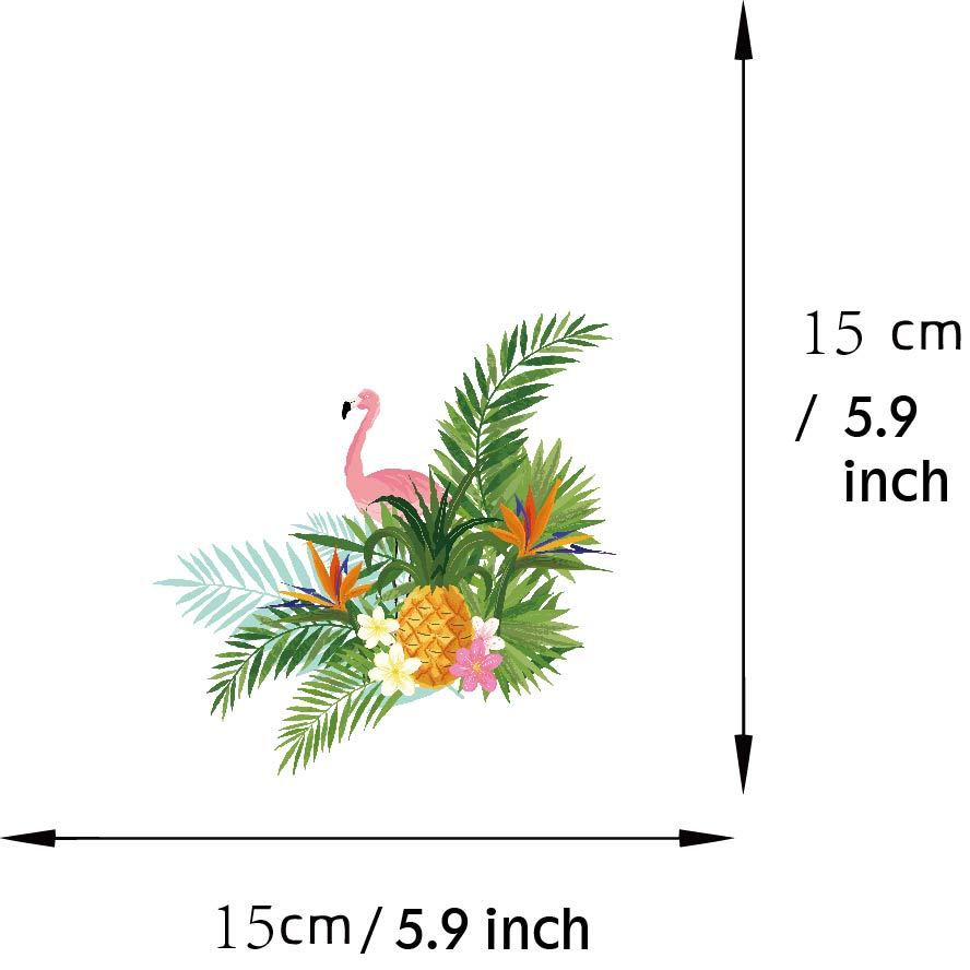 Hl Flamingo nhãn dán trang trí cho xe đạp xe máy hoạt hình động vật dán Flamingo chống thấm nước nhãn dán xe hơi sửa đổi vẻ đẹp cho xe điện