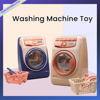 Trẻ em Instagram Mini Play Home Mô phỏng Đồ chơi gia dụng nhỏ Đồ chơi máy giặt Mini màu be / xanh (không thể thêm nước)