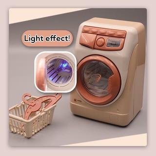Trẻ em Instagram Mini Play Home Mô phỏng Đồ chơi gia dụng nhỏ Đồ chơi máy giặt Mini màu be / xanh (không thể thêm nước)