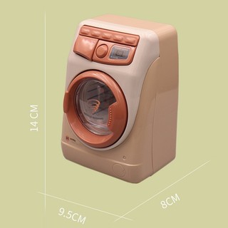 Trẻ em Instagram Mini Play Home Mô phỏng Đồ chơi gia dụng nhỏ Đồ chơi máy giặt Mini màu be / xanh (không thể thêm nước)