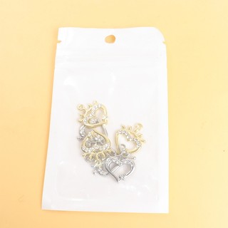 10 Chiếc Kim Cương Giả Sáng Bóng Kẻ Sọc Rỗng Vương Miện Trái Tim Quyến Rũ DIY Hợp Thời Trang Choker Vòng Cổ Bông Tai Mặt Dây Chuyền-Mùa Tặng Hoàn Hảo Cho Bạn Gái Phụ Kiện Trang Sức