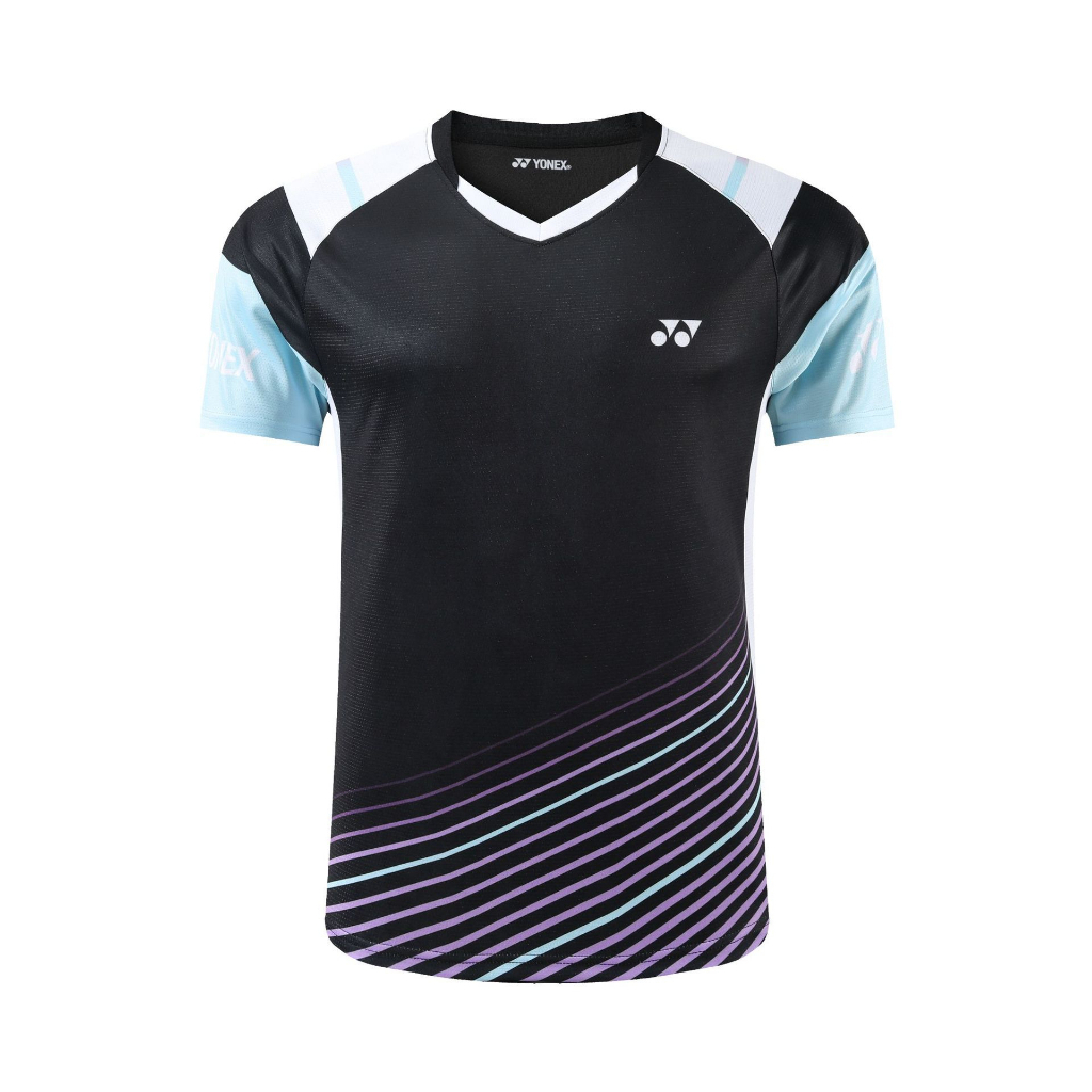 Yonex Mới Áo Cầu Lông Nam Nữ Tay Ngắn Lưới Thoáng Khí Nhanh Khô Thoải Mái Thi Đấu Huấn Luyện Thể Thao Top