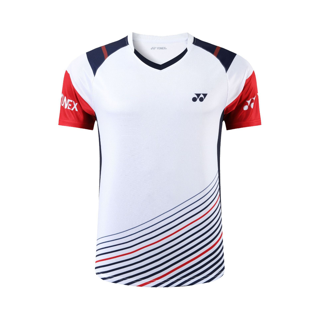 Yonex Mới Áo Cầu Lông Nam Nữ Tay Ngắn Lưới Thoáng Khí Nhanh Khô Thoải Mái Thi Đấu Huấn Luyện Thể Thao Top