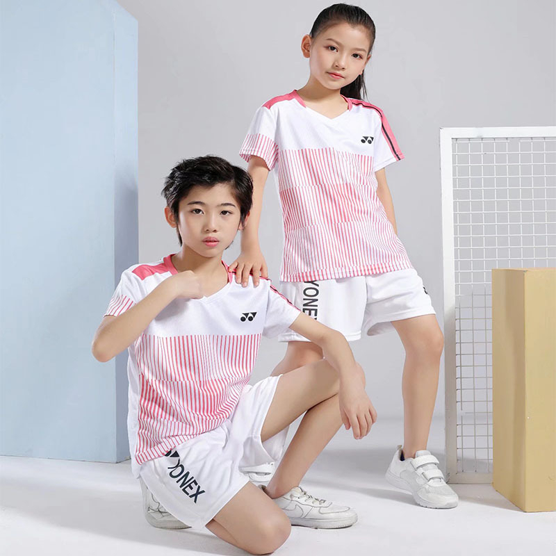 Yonex Bé Trai Và Bé Gái Cầu Lông Và Quần Vợt Áo Sơ Mi Thể Thao Áo Sơ Mi Tay Ngắn Khô Nhanh Thoáng Khí Top