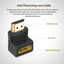 Tominihouse Bộ chuyển đổi góc mở rộng phải USB 270 độ từ đầu cắm sang cổng HDMI cho HDTV gia đình