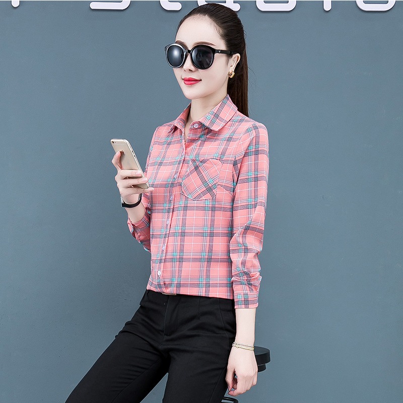 Xám 12 Màu Áo Kẻ Sọc Nhiều Màu Áo Sơ Mi Dài Tay Hoang Dã Slim Phong Cách Kẻ Sọc Áo Sơ Mi Áo Sơ Mi Kích Thước Lớn
