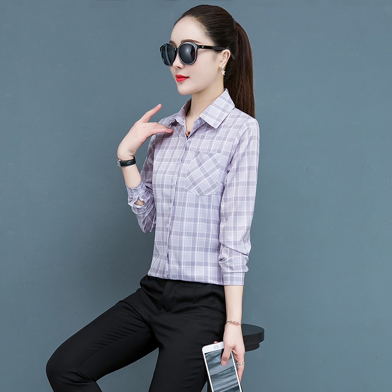 Xám 12 Màu Áo Kẻ Sọc Nhiều Màu Áo Sơ Mi Dài Tay Hoang Dã Slim Phong Cách Kẻ Sọc Áo Sơ Mi Áo Sơ Mi Kích Thước Lớn