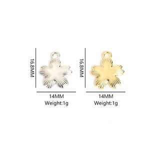 10 Chiếc Ngọt Ngào Hình Sakura Men Nhỏ Giọt Dầu Quyến Rũ Cho DIY Hợp Thời Trang Vòng Cổ Vòng Tay Bông Tai Phụ Kiện Tóc Dây Xích Điện Thoại Và Bất kỳ Đồ Trang Trí Khác Mặt Dây Hoa Năm Cánh Nhiều Màu Sắc