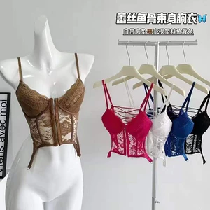 Áo Yếm Ren Hai Dây Có Đệm Ngực Đẹp Mắt Xương Cá May Móc Thủ Công Bán Chạy Cho Nữ