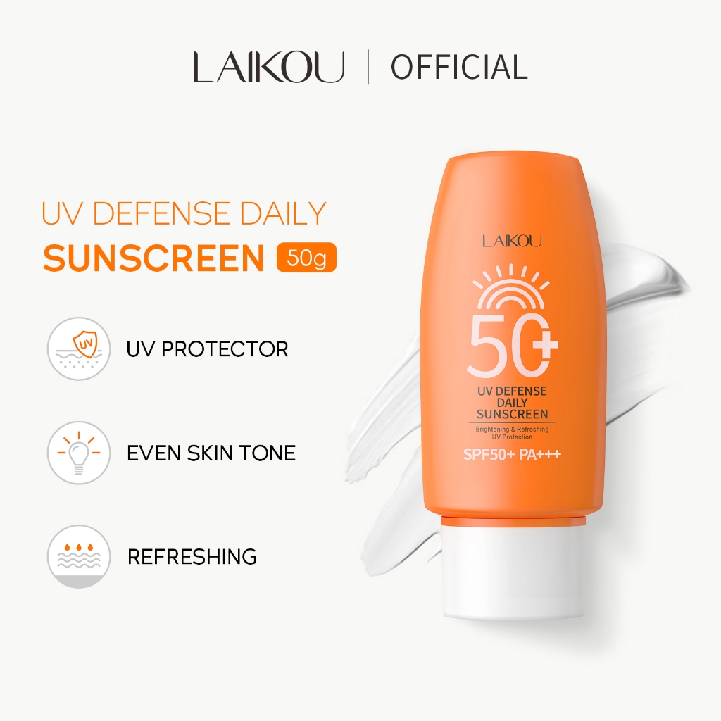Ảnh Kem chống nắng mặt chống nước Laikou UV Defense Daily SPF50 + 50g 3
