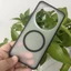 Dành Cho Xiaomi Mi 14 15 Ultra Ốp điện thoại ELVEV Trong Suốt Mờ Cứng PC Chống Sốc Bán Trong Suốt Mặt Sau Hút