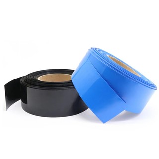 1 mét Chiều Rộng 17-370mm PVC Ống Co Nhiệt 18650 Pin Lithium Co Băng Phim Pin Cách Nhiệt Tay