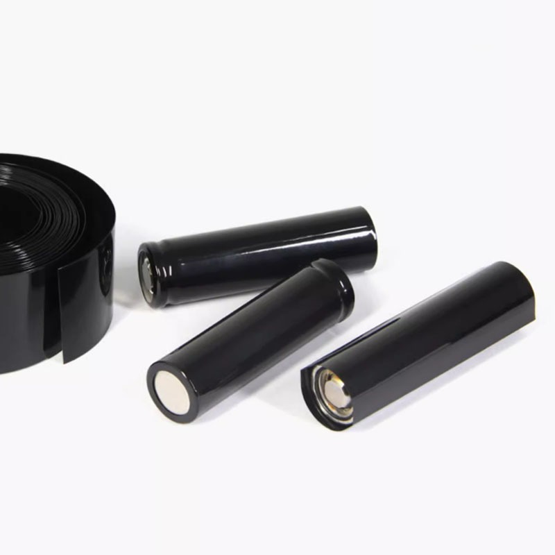 18650 Pin Lipo PVC Heat Shrink Tube Pack 17mm ~ 350mm Chiều Rộng Màng Cách Nhiệt Bọc lithium Vỏ Cáp Tay Màu Đen 1Meter