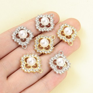 10 Chiếc Lấp Lánh Kim Cương Giả & Trang Trí Ngọc Trai Bốn Lá Cỏ Ba Lá Quyến Rũ Phù Hợp Với Tiệc DIY Trang Sức Tinh Tế Quà Tặng Kỷ Niệm Cho Gia Đình Bạn Bè Vòng Cổ Xương Đòn Dây Chuyền Bông Tai