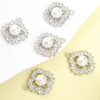 10 Chiếc Lấp Lánh Kim Cương Giả & Trang Trí Ngọc Trai Bốn Lá Cỏ Ba Lá Quyến Rũ Phù Hợp Với Tiệc DIY Trang Sức Tinh Tế Quà Tặng Kỷ Niệm Cho Gia Đình Bạn Bè Vòng Cổ Xương Đòn Dây Chuyền Bông Tai