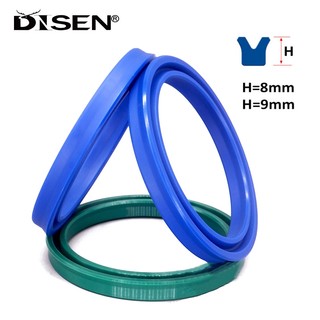 1pc Polyurethane Xi Lanh Thủy Lực Dầu Con Dấu Heigh 8mm 9mm UHS Loại Trục Lỗ Chung Niêm Phong Vòng Đệm Đường Kính Trong 22.4-115mm Đường Kính Ngoài 32.4-130mm