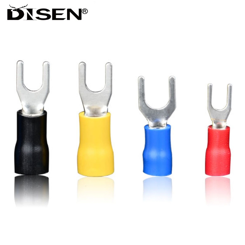 20 Chiếc 1.25 / 2 / 3.5 / 5.5 Cách Nhiệt Đồng Nĩa Spade Dây Kết Nối Loại U Điện Uốn Thiết Bị Đầu Cuối Loại SV Dây Lò Xo Thiết Bị Đầu Cuối
