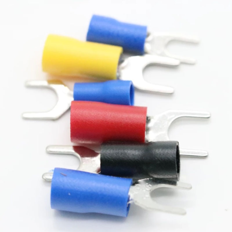 20 Chiếc 1.25 / 2 / 3.5 / 5.5 Cách Nhiệt Đồng Nĩa Spade Dây Kết Nối Loại U Điện Uốn Thiết Bị Đầu Cuối Loại SV Dây Lò Xo Thiết Bị Đầu Cuối