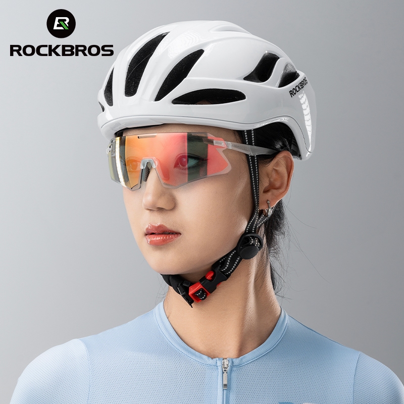 ROCKBROS Kính đạp xe không viền kính râm đổi màu dành cho xe đạp MTB và đường chống gió thể thao cho nam và nữ