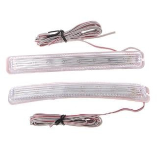 Bộ 2 Đèn led Gắn Gương Chiếu Hậu Cho Xe Hơi 9 smd12v Dài 16.5cm Chiều Dài 2.5cm