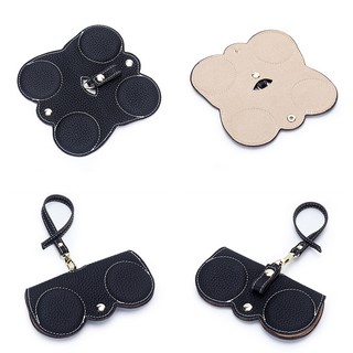 Túi đựng kính da thật Mini phong cách mới dành cho nữ