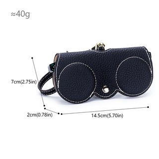 Túi đựng kính da thật Mini phong cách mới dành cho nữ