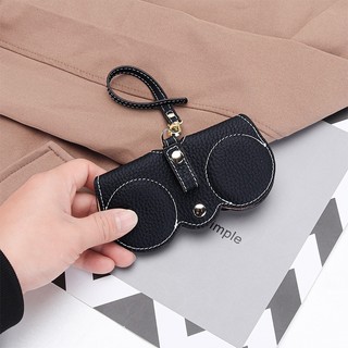 Túi đựng kính da thật Mini phong cách mới dành cho nữ