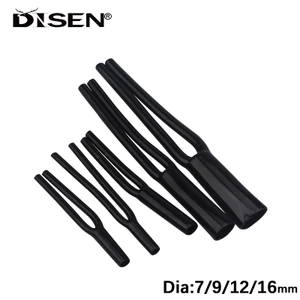 Pvc Y Splitter Ống Tay 7 / 9 / 12 / 16mm Loa Cáp Âm Thanh Dây Cáp HiFi Quần Không Co Màu Đen Cách Nhiệt Dây Điện