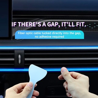 Thanh đèn xung quanh ô tô Chế độ Mult RGB Đèn LED đa năng Nội thất Dải ẩn Đèn khí quyển