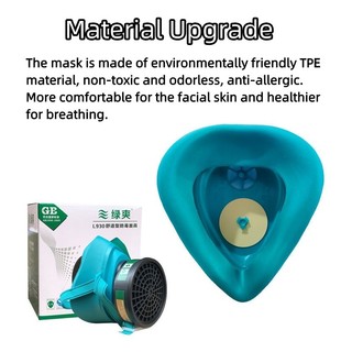 L930 Mặt nạ khí Lọc bụi Mặt nạ bảo vệ phun sơn Mặt nạ bảo vệ Thích hợp để cải tạo Thuốc trừ sâu Sơn hóa học Phát hành mùi