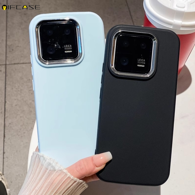 Ôp Điện Thoại Silicon Dẻo Tráng Gương Màu Trơn Thời Trang Cho xiaomi 14 13 13t 12t pro lite 12x xiaomi13t Ốp