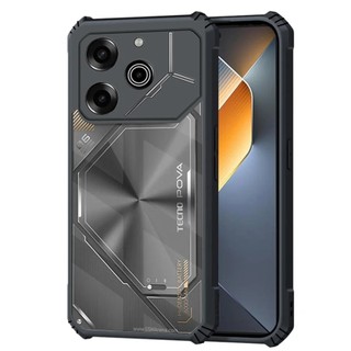 Ốp điện thoại khung nhựa Acrylic trong suốt cho Tecno Pova 6 Pro Ốp điện thoại chống sốc Armor Fundas cho Tecno Pova 6 5 4 Pro Neo 3 2