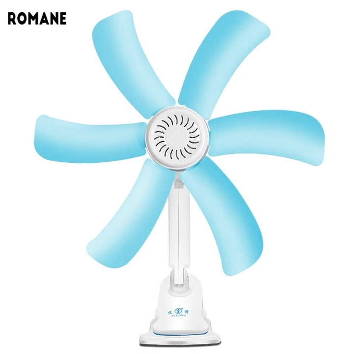 Romane Quạt điện quạt điện mini tiếng ồn thấp quạt lưới chống muỗi hộ gia đình quạt trần nhỏ quạt nhỏ quạt để giường ngủ