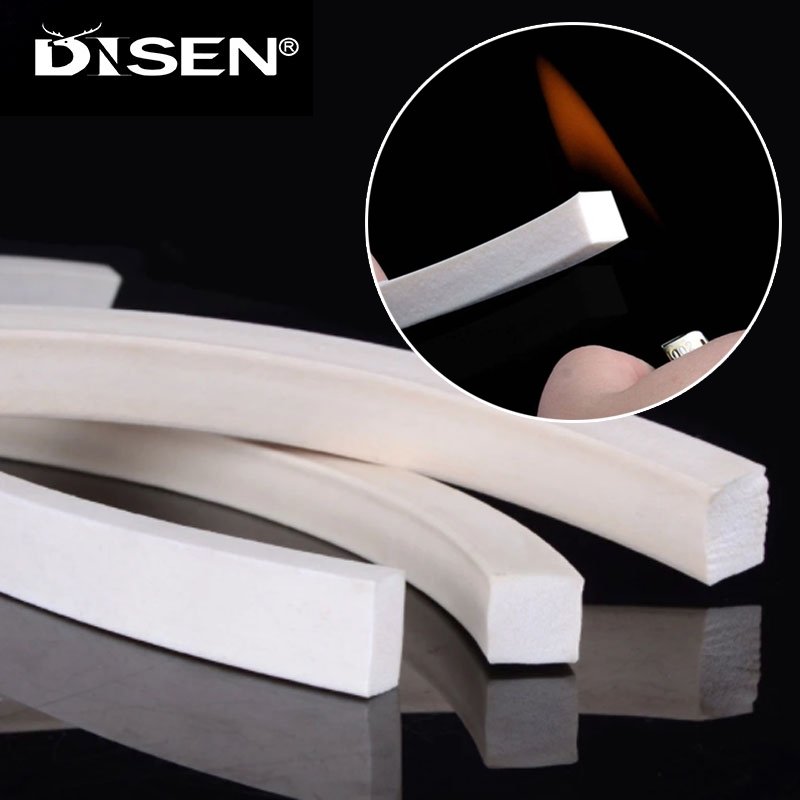1 Mét Trắng Vuông Bọt Biển Dải Silicon Bọt Cao Su Cửa Windows Gioăng Viền Seal 4x4mm-15x20mm