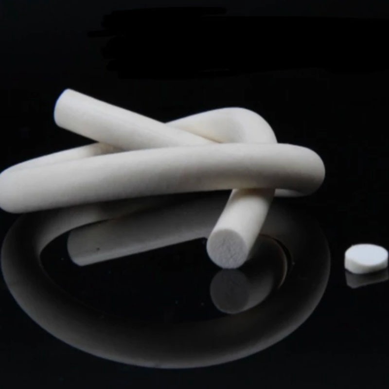1 Mét Cao Su Silicon Xốp Dải Tròn Dia2-15 Mm Trắng Xốp Backer Thanh Cói Dải VMQ Tạo Bọt Dây