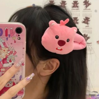 1 Kẹp Tóc Hình Thỏ Cà Rốt Bằng Nhung Dễ Thương Xinh Xắn Cho Nữ Hair Clip【LittleStar6】