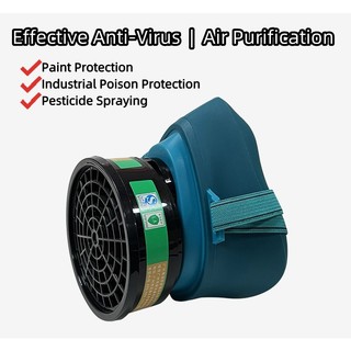 Loại lọc Mặt nạ chống bụi Mặt nạ phun sơn Mặt nạ bảo vệ Thích hợp để trang trí Thuốc trừ sâu Sơn hóa học Phát hành mùi