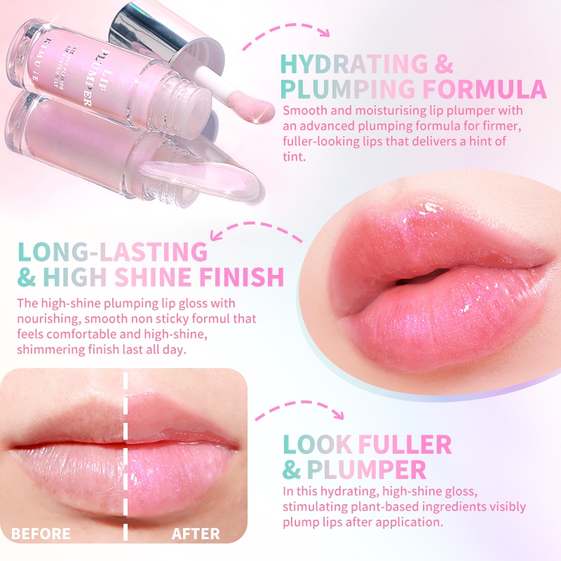 Ảnh Son bóng KIMUSE dưỡng ẩm lâu trôi giúp môi đầy đặn 1