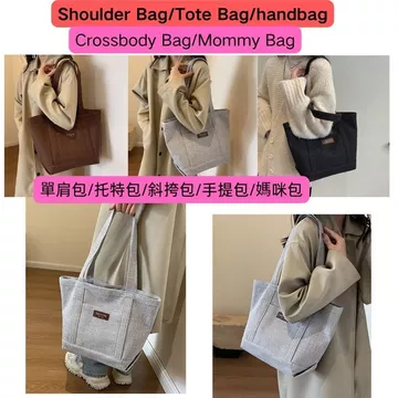 Mới Dung Tích Lớn Thời Trang Túi Đeo Vai Retro Nách Túi Đeo Vai Túi Vải Lanh Cotton Túi Xách Túi Đeo Vai Túi Tote Túi Vải Messenger Túi Mẹ Túi Mua Sắm