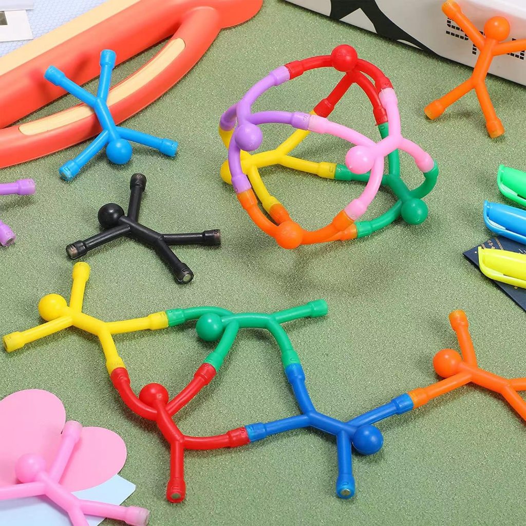 2024new Dễ Thương Từ Xếp Hình Đồ Chơi Nam Châm Người Sáng Tạo Đa Năng Cậu Bé Màu Stickman