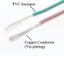 1M / 2M / 5M UL1007 Dây 30 / 28 / 26 / 24 / 22 / 20 / 18 / 16 AWG Cáp điện tử đồng đóng hộp cách nhiệt PVC 300V