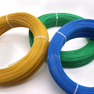 1 / 2 / 5 Mét UL1332 Dây PTFE 28 / 26 / 24 / 22 / 20 / 18 / 16 / 14 / 12 AWG FEP Cáp Điện Tử Nhiệt Độ Cao Cách Nhiệt Đồng Đóng Hộp Cho Máy In 3D